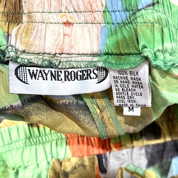 VTG Wayne Rogers,Rare, Silk Recoverib Line,Pocketed,Excellent Cond., Size Medium - Picture 6 of 8